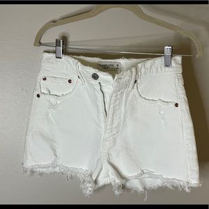 Abercrombie & Fitch Curve Love High Rise Mom Shorts